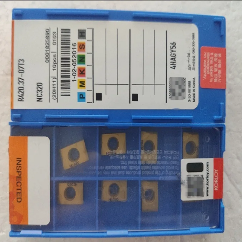 Model R420.37-07T3 Precision Inserts 10 Pieces CNC Tools Sharp And Sturdy Use Long-lasting Wear-resistant