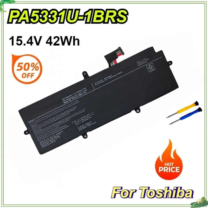 

PA5331U-1BRS 15,4 В 42 Втч Аккумулятор для ноутбука Toshiba Dynabook Portege A30-E Tecra A40-e1420 X30l-g-11r PA5331 4ICP4/63/68