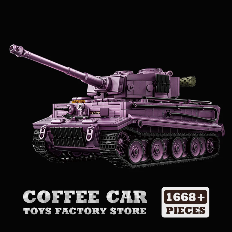 NIEUWE Klassieke Zware Tank KV-2 Bricks MOC Set WW2 IS-2 Panzer Bouwstenen Model Oorlog Militaire Auto Kinderen Speelgoed Volwassen Jongen Geschenken