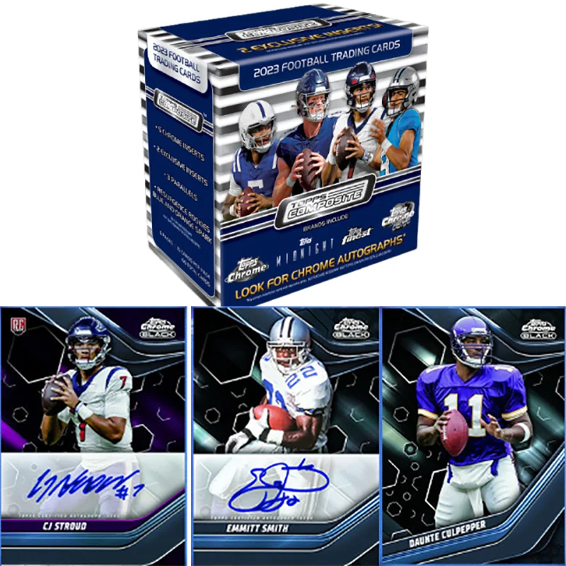 

2023 Topps Composite Football Mega Box Sports Trading Cards Collectible Rugby Player Cards Gift