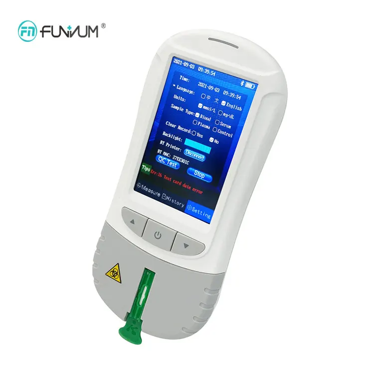 Clinic quality handheld Dry Biochemical Analyzer for test total cholesterol /UA/GLU / Lipid