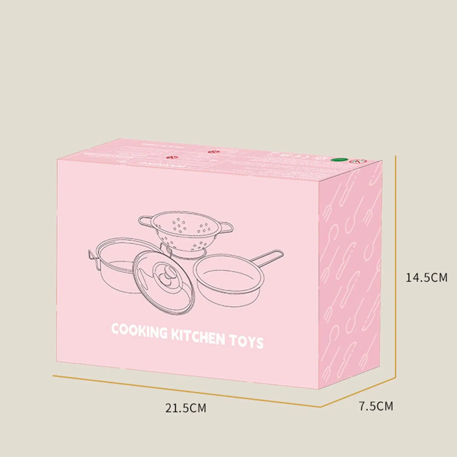 Kitchen Playset Hand Eye Coordination Play Pots and Pans Toys for Girls Boys