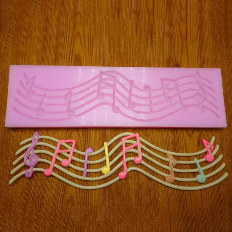 

Music Lace Silicone Mold Lace Cake Decorating Tools Note Silicone Cake Wedding Cookie Chocolate Silicone Molds Pastry Tools