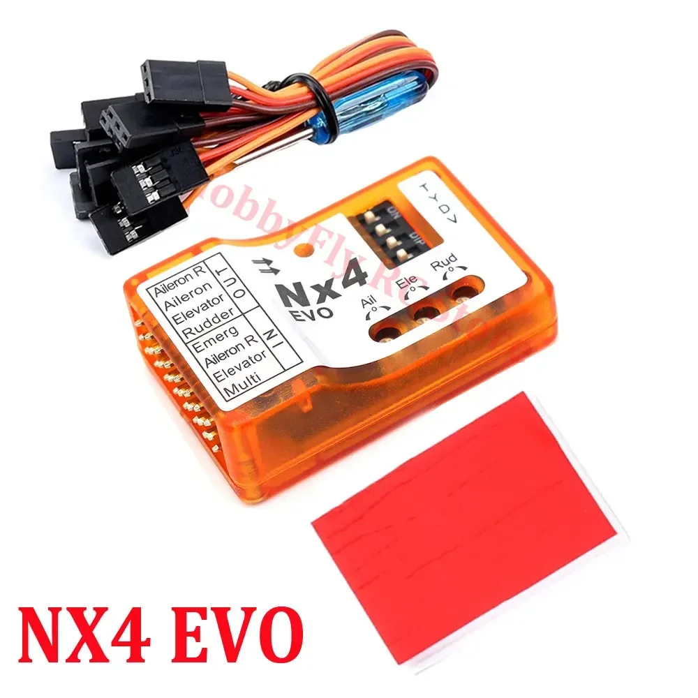 ZMR NX4 PRO EVO Flight Controller 3D Flight Gyroskop Balance für Starrflügelflugzeuge, unterstützt Rate/Hold/Gyro Off-Modus