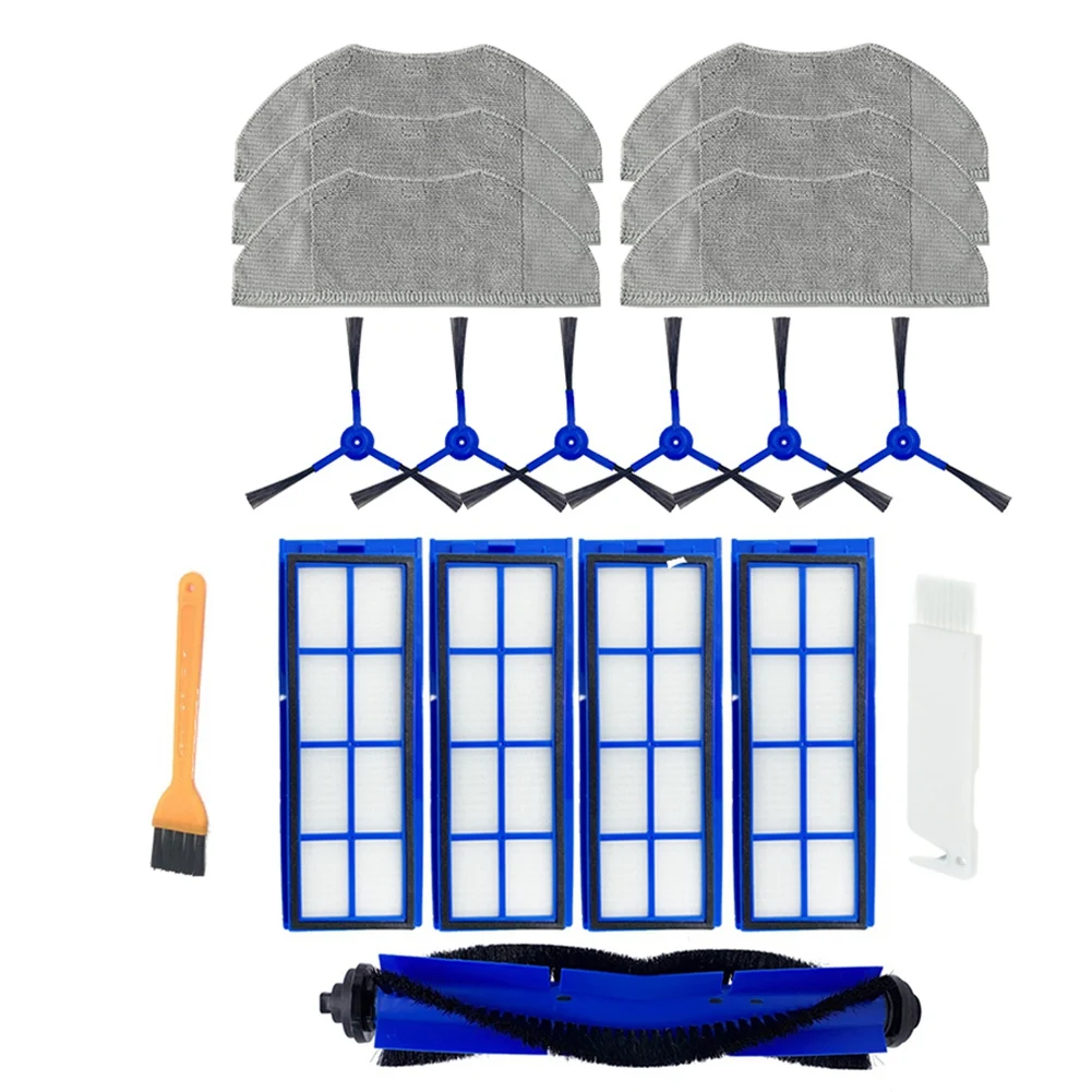 Filtre à brosse latérale principale et gril de vadrouille, accessoires de remplacement pour aspirateur robot Anker Fy L70