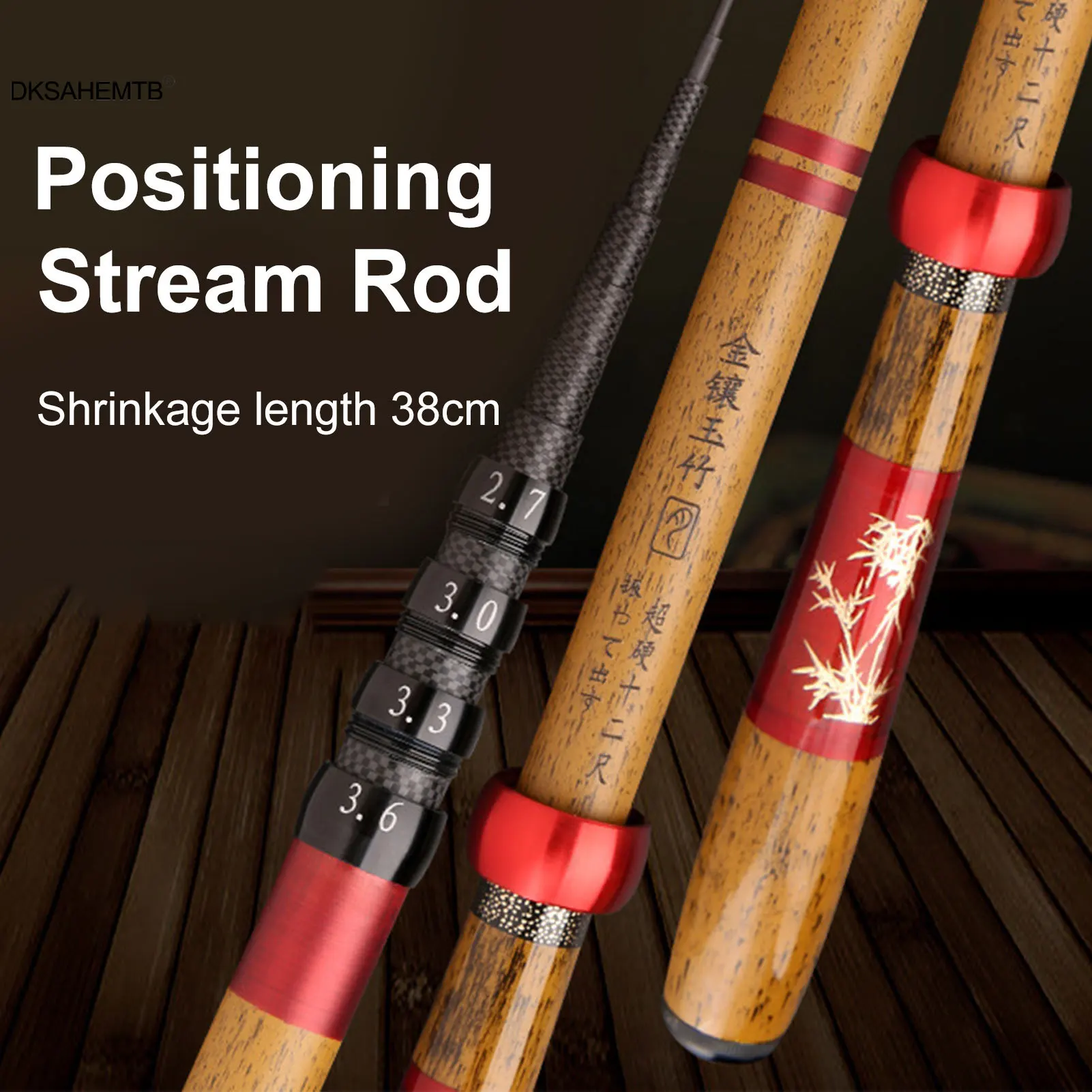 Short Section Stream Rod Portable Fishing Rod Positioning Hand Rod 19 Adjustable Carbon Ultra Light Hard Pocket Mini Hand Rod