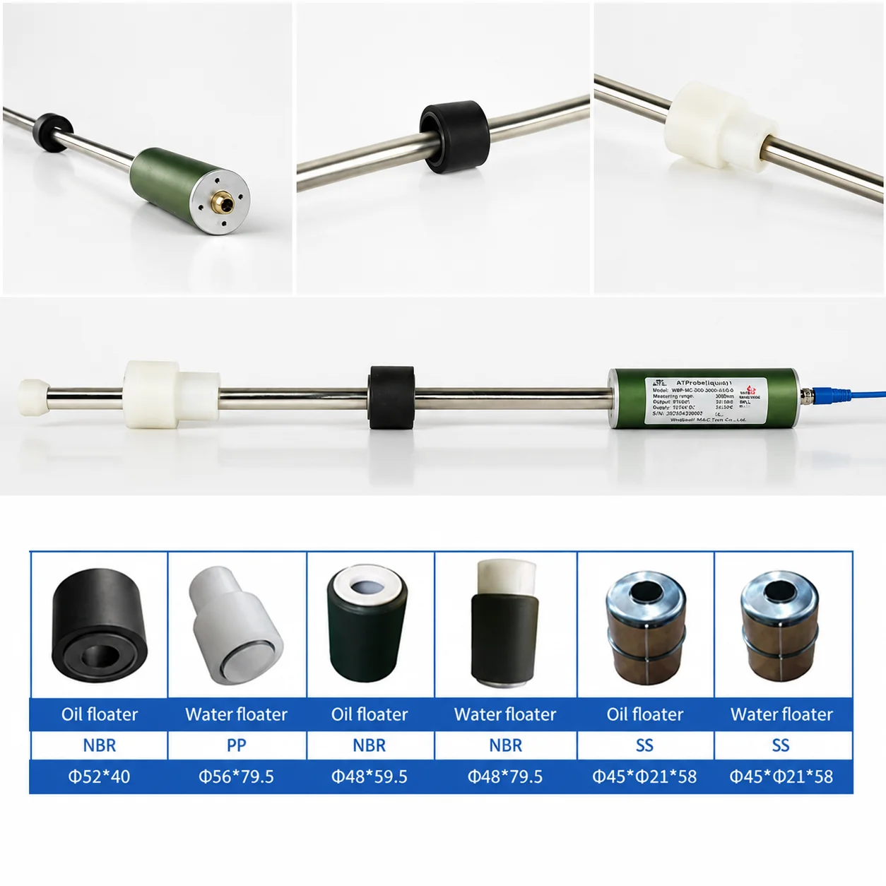 Magnetostrictive Level Transmitter,Ex Ia IIC T6  0.1mm IP68 ATG System Tank Inventory Monitoring