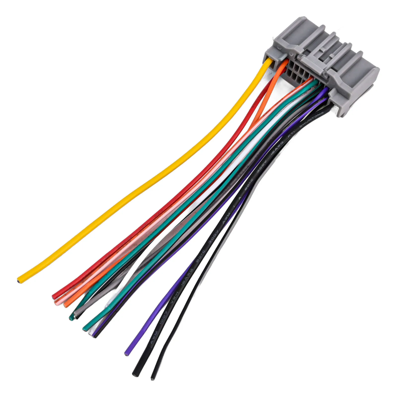 Car Audio Stereo Wiring Harness Adapter for Jeep For Wrangler Designed for CD/DVD Compatibility Color Coded for Convenience