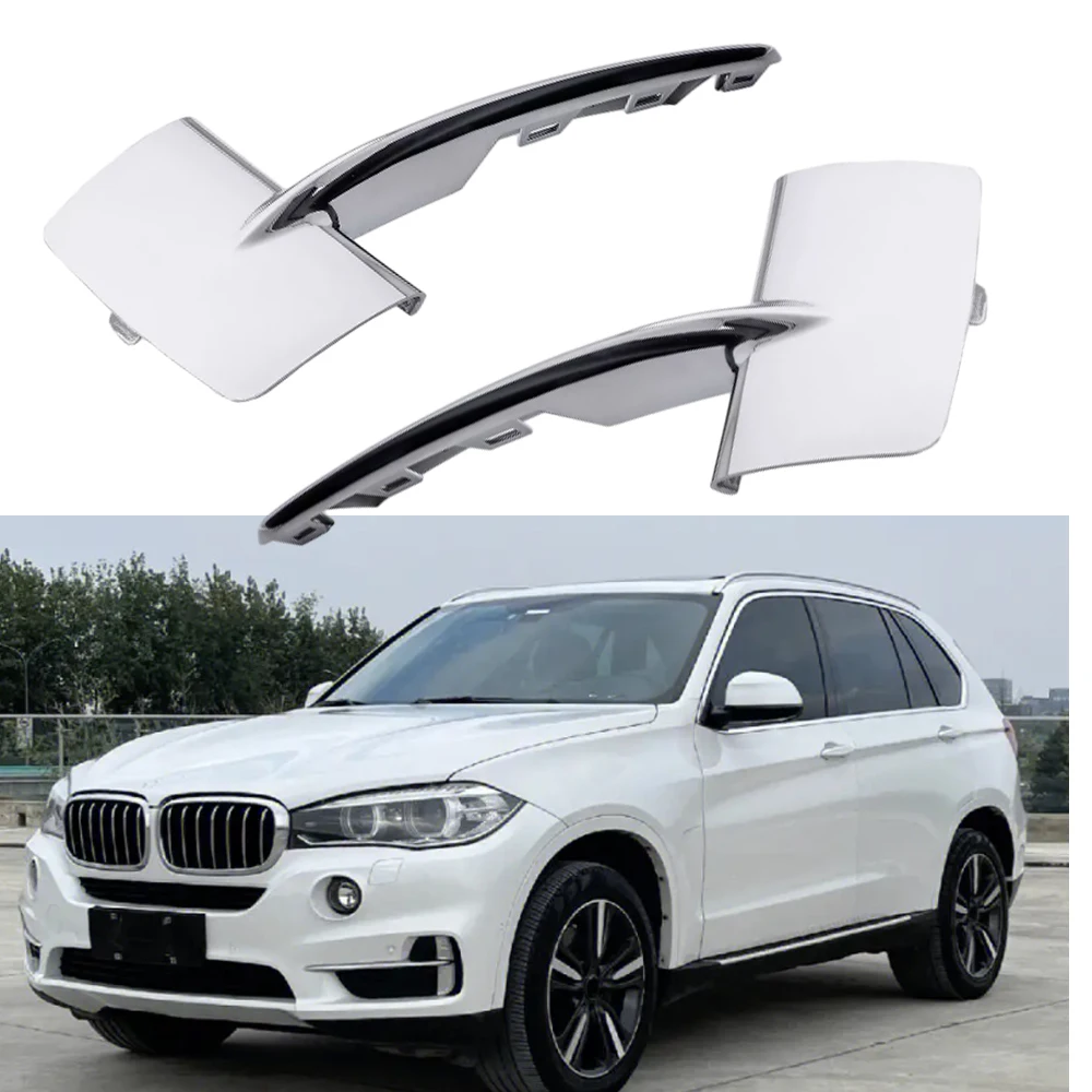 

2pcs Car Front Bumper Grille Left and Right For BMW X5 F15 2014 2015 2016 2017 2018 51117325395 51117325396