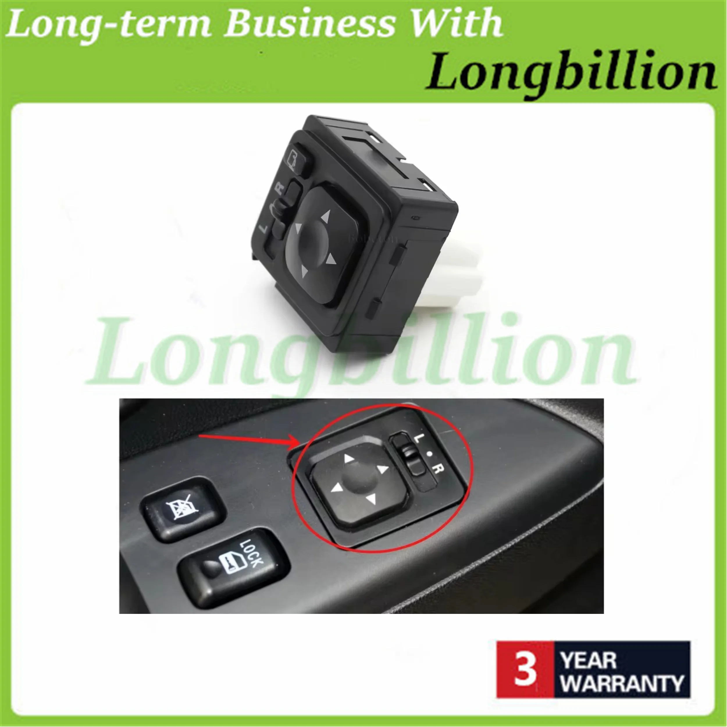 

Новый переключатель зеркала с дистанционным управлением для Mitsubishi Montero Pajero MK3 MK4 Outlander 3 ASX Lancer Grandis L200 Triton MR951187