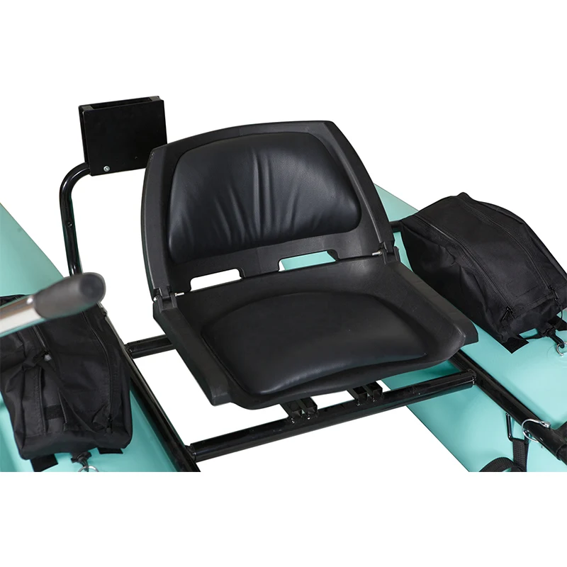 مخصص Catamaran PVC قارب صيد قابل للنفخ عالي السرعة إطار من الألومنيوم إغراء قارب قابل للطي خفيفة الوزن للغواصين في الهواء الطلق #5