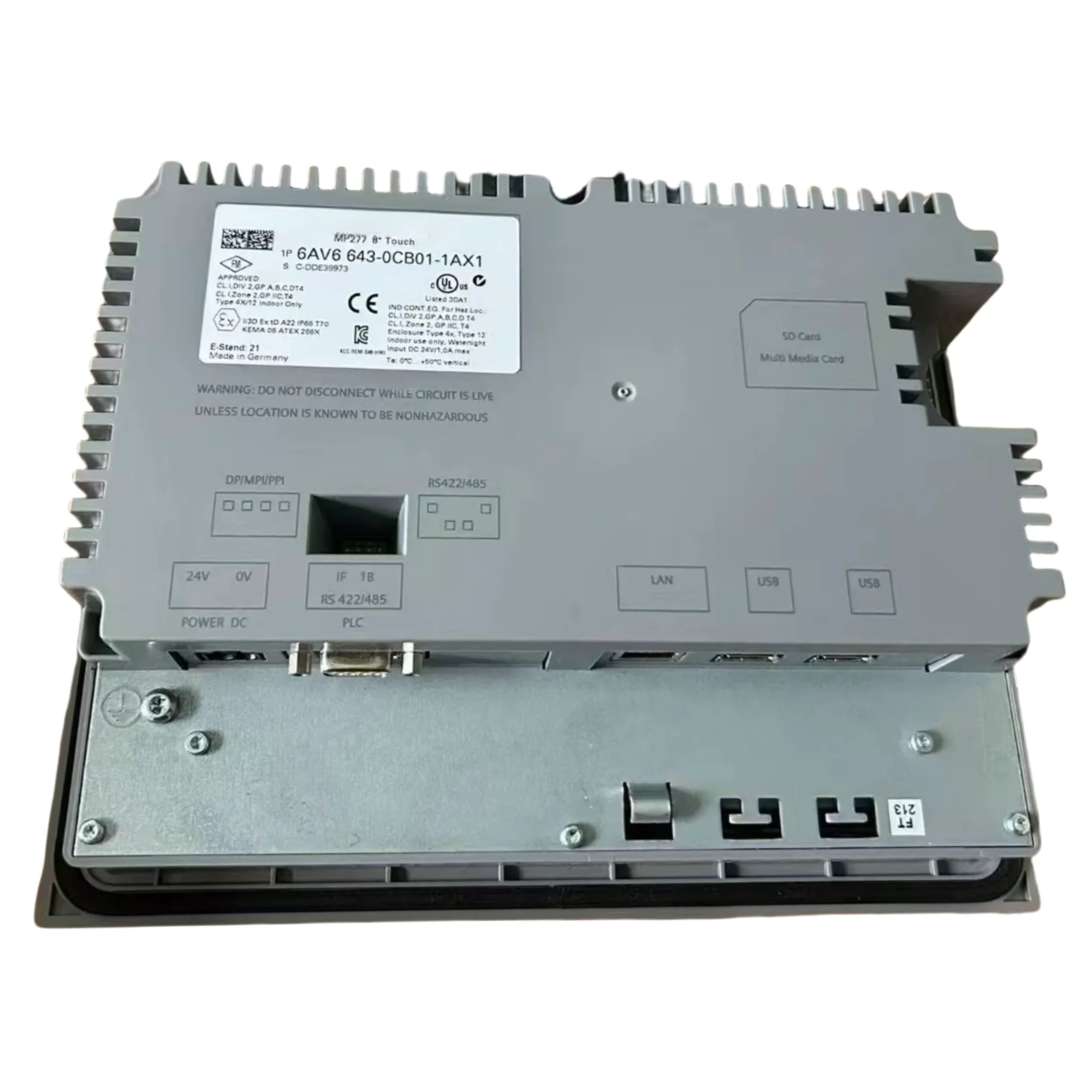 New 6AV6643-0CB01-1AX1 SIMATIC PANEL MP277-8 Touch