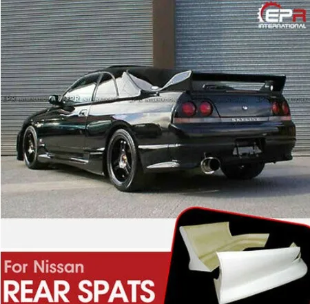 

Подходит для Nissan R33 Skyline GTS TS Style FRP Волокно Черный или Серый Неокрашенный Задний Бампер Шпильки Автомобильные Аксессуары Внешние Бо