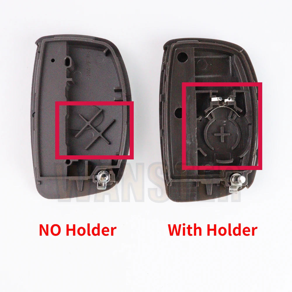 3 4 Bottons Car Key Fob Case Shell Housing for Hyundai Creta Mistra Elantra Tucson IX35 IX25 Sonata I30 Verna Creta Solaris