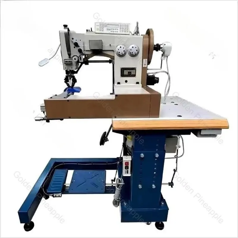 GR-781/2H أحدث إصدار من الكمبيوتر ماكينة خياطة ذات إبرة مزدوجة للأحذية ذات النمط العلوي