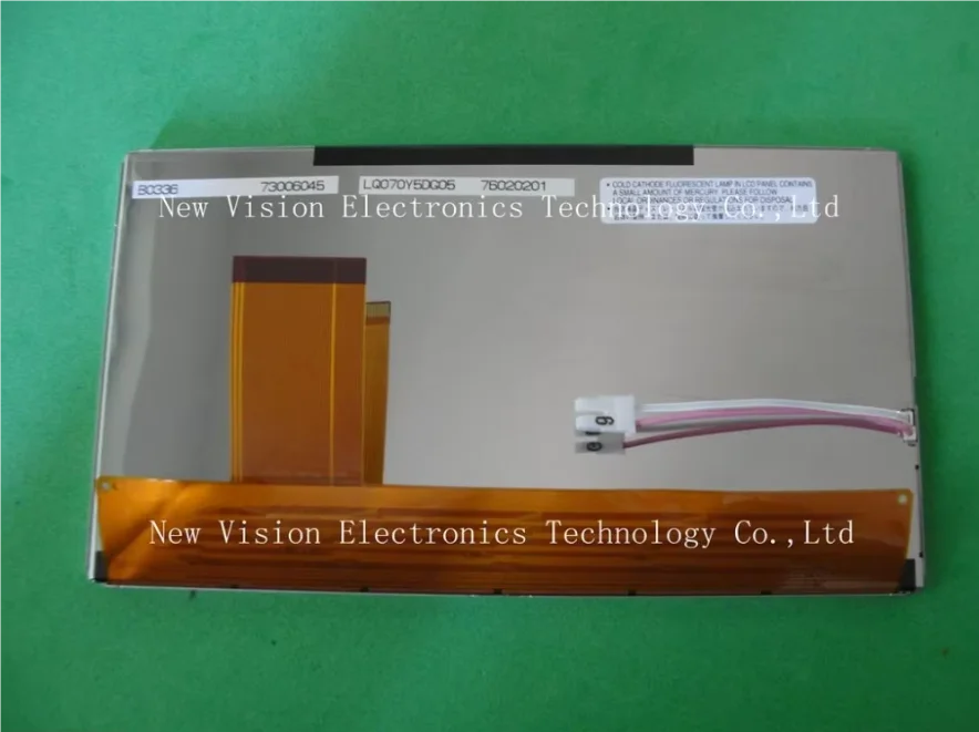 

LQ070Y5DG05 LQ0DAS3006 Original 7 inch 800*480 TFT Car Navigation LCD Screen Display Panel