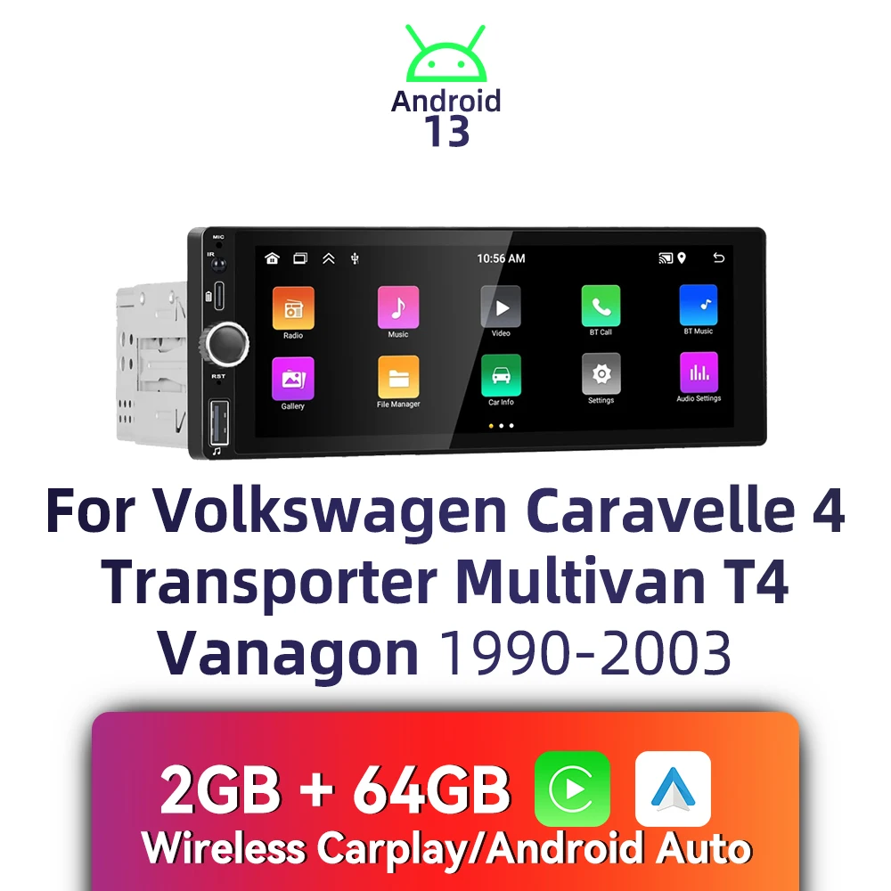 Carplay Auto 1 Din …