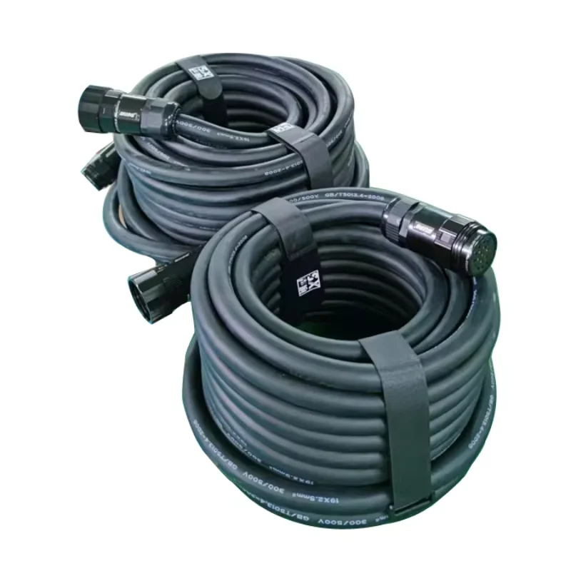 19pin Socapex Cable With Male To Female Connectors Power Extension Cable With Plugs For Power Distribution Rack