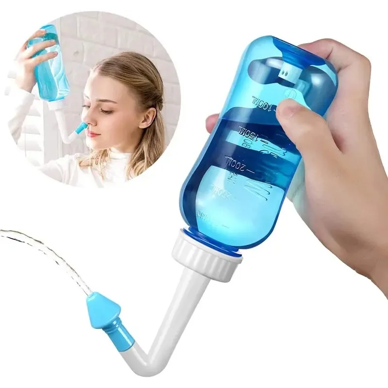 300/500ML Nose Wash Cleaner Nasal Irrigator Rinse Bottle Nose Protector Avoid Allergic Rhinitis For Adults Children Neti Pots view 2