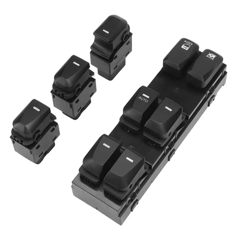 For Tucson 2010- 2015 Front Left Drive Auto Power Window Control Glass Switch Replacement Part 93571-2S000 93581-2S000-A