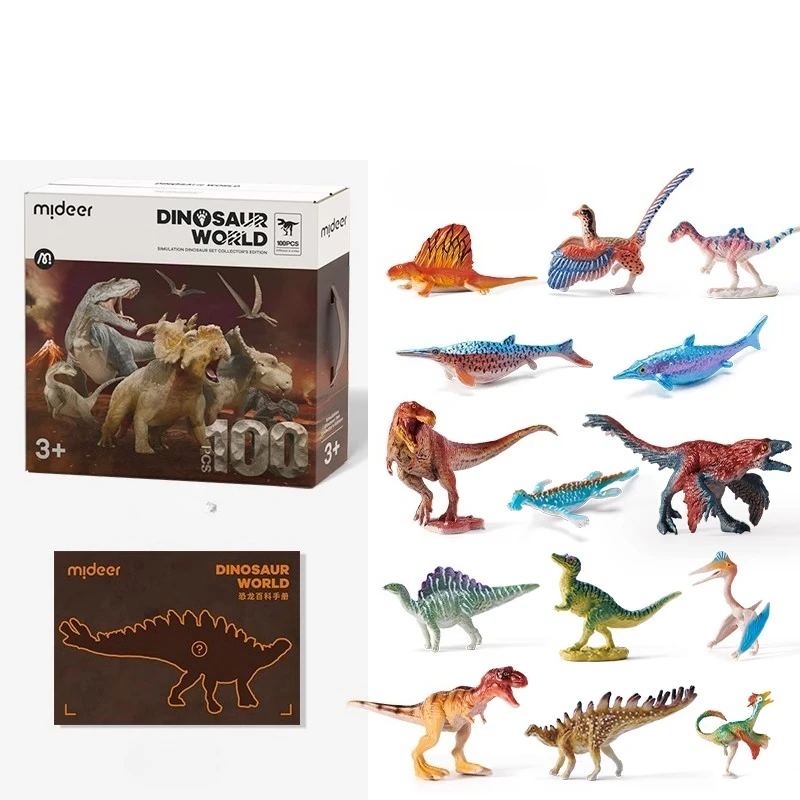 

100-piece Misaki Dinosaur Toy Set for Boys, Realistic Tyrannosaurus Rex Model, Action Figures, Children's Toys, Birthday Gifts