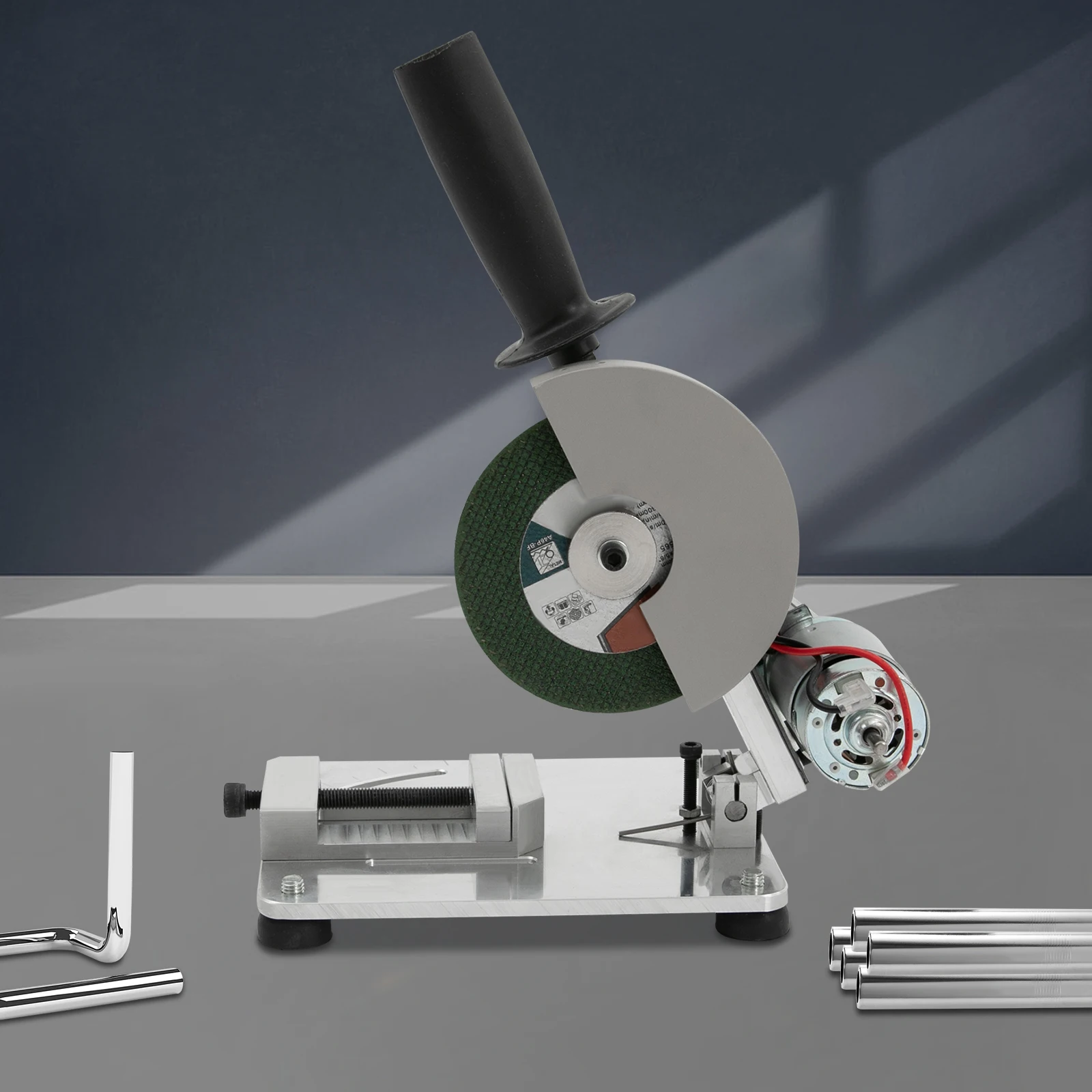 Portable Tabletop Saw Low Noise for Soft metal, Thin Stainless Steel Sheet and Iron Sheet, Wood, Plastic, Acrylic,Bamboo