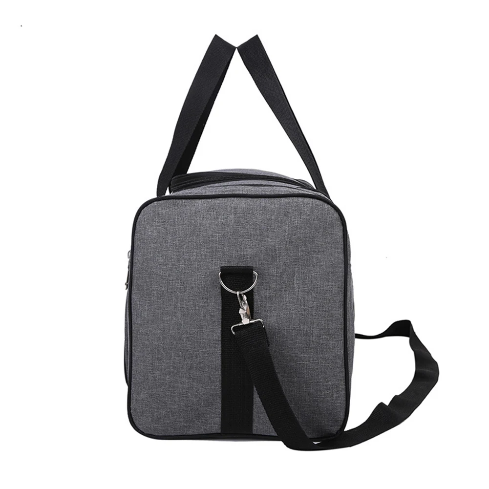 

Oxford Sports Backpack Purse Large Capacity Fitness Training Bag Multifunctional Wear-resistant Side Zippers for Travel Swimming