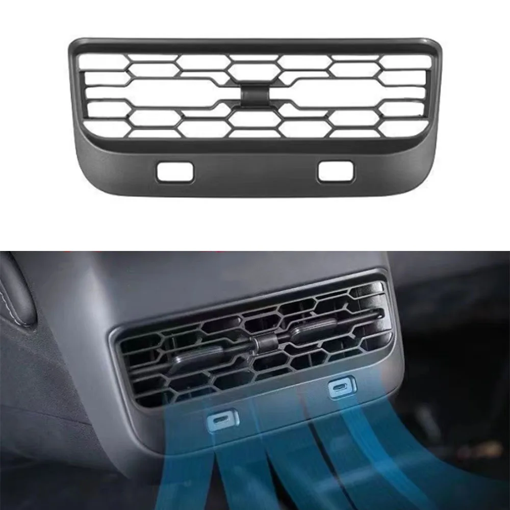 Interior Car Accessory For Tesla Model Y 3 Hollow air outlet Cover Trim ABS Plastic Styling