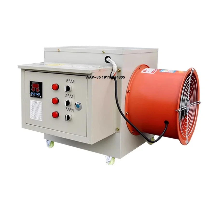 Industrial Electric Air Heater with Engine for Poultry Farming Stainless Steel 30KW Eco-Friendly Heater Fan for Chicken House