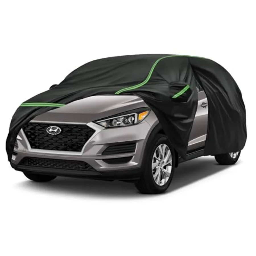 

Car Cover for Mazda CX-5 12-26/ CX-50 23-26, SUV Size, 420D Oxford Fabric, Black, Waterproof Windproof Sunproof All Weather Pro