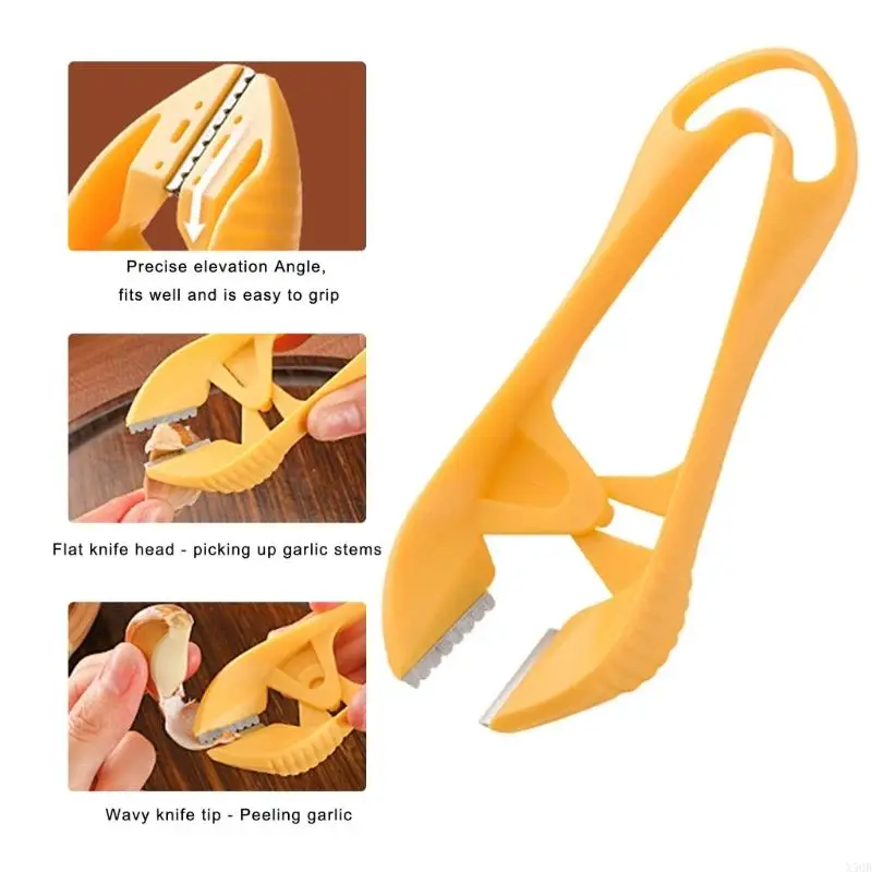 2025 Manual Baru Garlic Peelers Rusts Bukti Gadget Stainless Steel Gadgets Garlic Peeling Tool