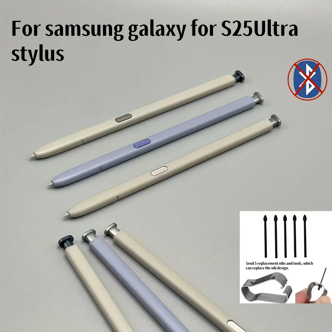 Replacement Stylus for Samsung Galaxy S25 Ultra S9380S Smooth Writing Touch Control Pen Precise No-Smudge Design Stylus Pen