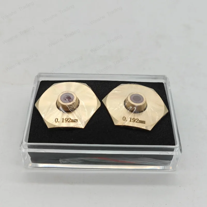 

EDM Parts Molybdenum Ruby Guide Ø0.192mm Ø0.195mm(Ruby Type) for Medium Speed Wire Cutting Machines 2PC