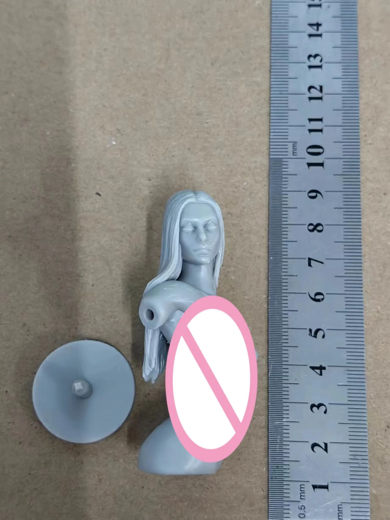 75 مللي متر ارتفاع الراتنج الشكل الجزء العلوي من الجسم تمثال طويل الشعر aloof الجمال لتقوم بها بنفسك إصدارين تجميع أطقم منمذجة غير مصبوغ ثلاثية الأبعاد