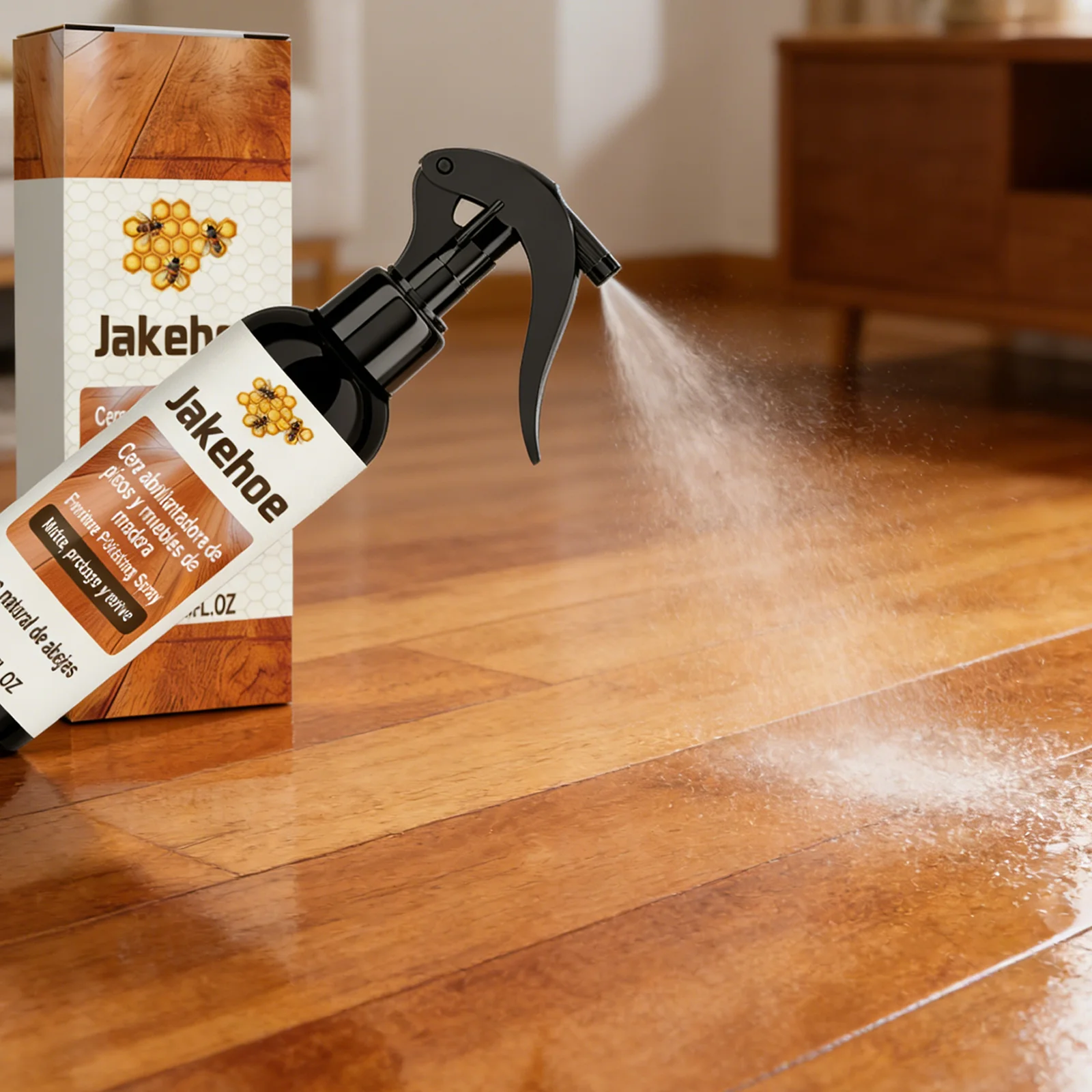 

Furniture Polish Spray Wood Floor Cleaner Instant Shine Scratch Repair Anti Stain Protection Dust Guard 120ml Multi Surface