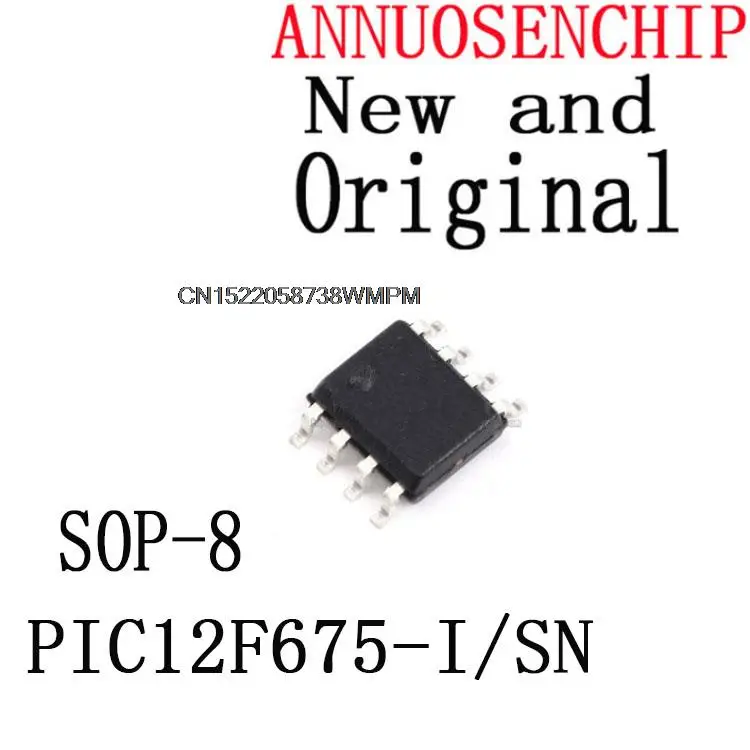 

100PCS 12F675 SOP-8 PIC12F675-I/SN