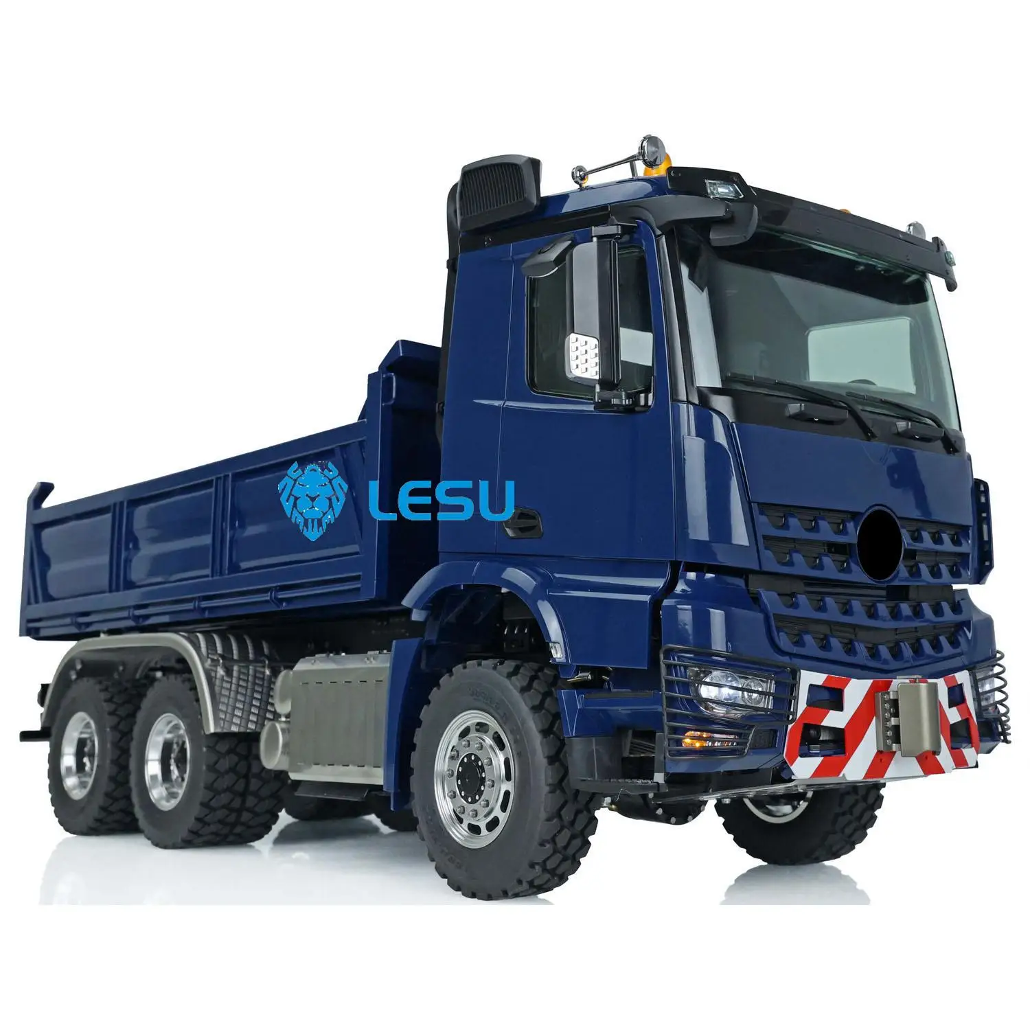 LESU 1/14 6 Wheel-drive RC Hydraulic Metal Dumper 3348 Tipper Truck Model Outdoor RC Heavy Machine Toys THZH1215