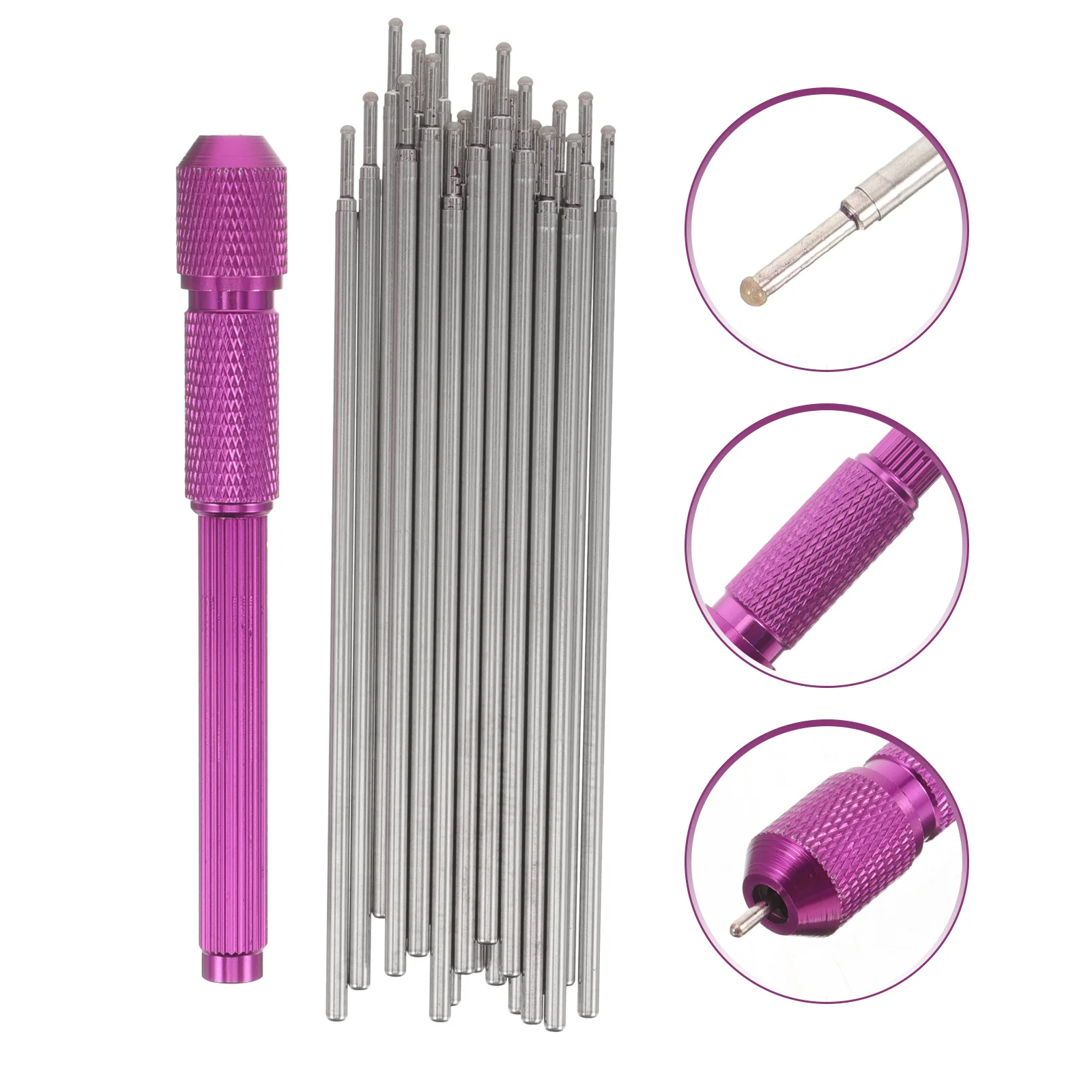 

1 комплект держателей для ручек для татуировок и набор стержней Надежные стержни для ручек для маркировки татуировок Точные маркеры для кожи для татуировок Легко носить с собой