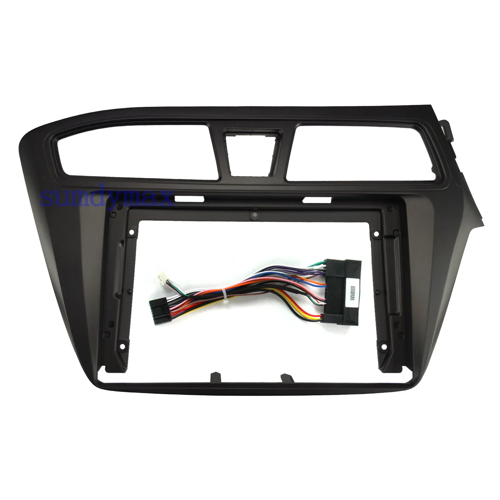 9inch android  car Audio frame For Hyundai I20 2015 -2017 Car Radio Dashboard GPS stereo panel for mounting 2 Din CD DVD frame