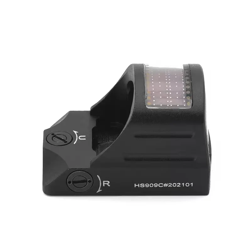 أحدث رؤية نقطة حمراء تعمل بالطاقة الشمسية لعام 2025 - دقة عالية 3 مللي أمبير في الساعة، سكة 20 مم للصيد الادسنس، شحن سريع