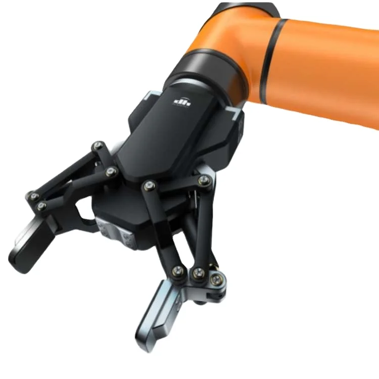 AG-95 Gripper Combined with 6 Axis Collaborative Robot for CNC Assembly, Inspection and Precision Picking Tasks