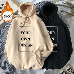 Your Own Design Brand Logo/Picture Hoodies Custom Personalized Men Women Thicked Warm Sweatshirt Fashion Casual Y2k Clothing