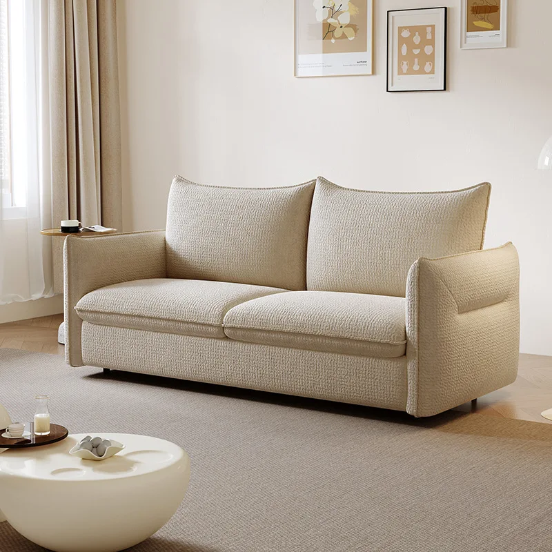 

Hotel Apartment Sofa Bed with Mattress Multifunctional Flip-Over Iron Frame Sofa Bed