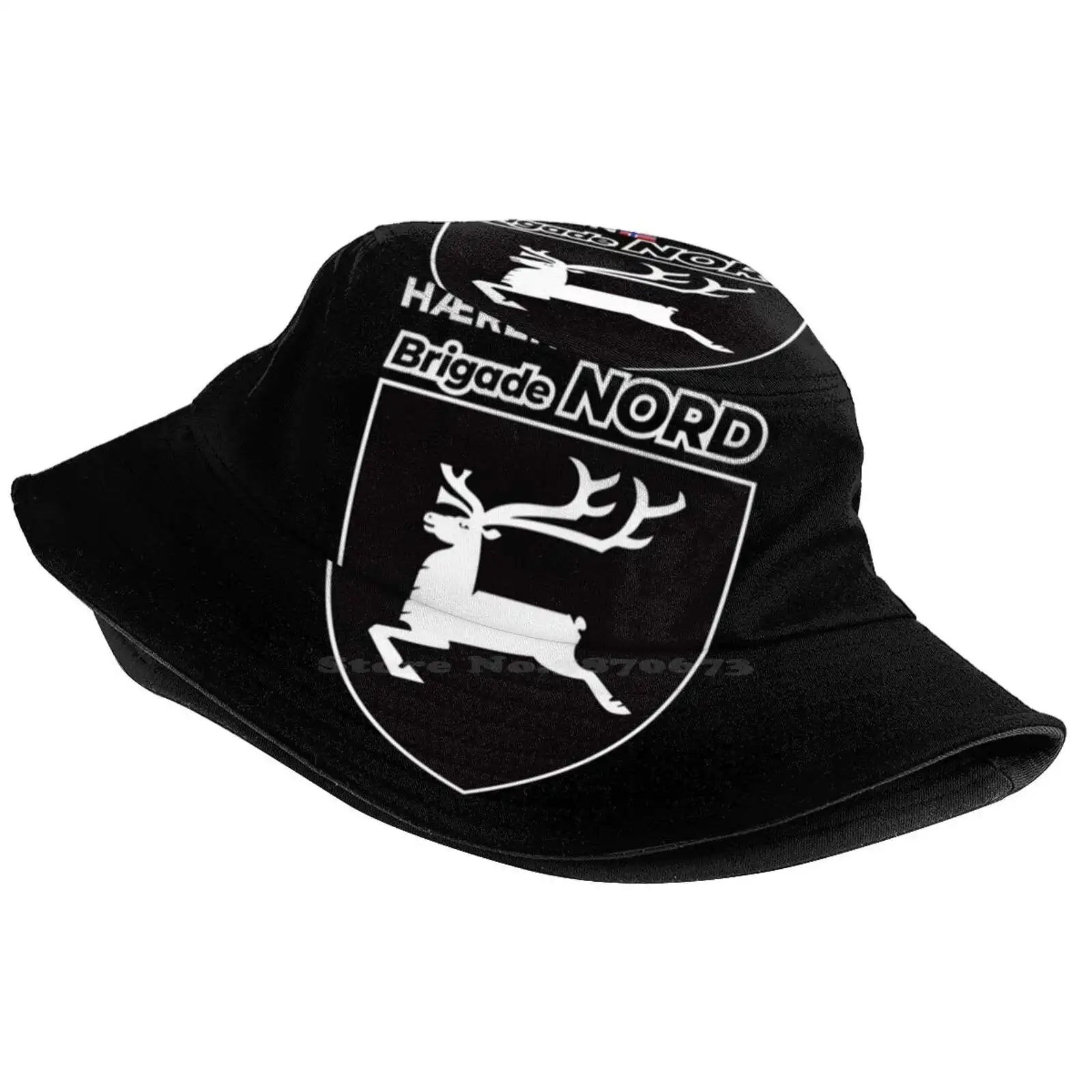 Brigade Nord (Norway) Sun Cap Fisherman Hat Bucket Hats Army Norway Norwegian Brigade Nord