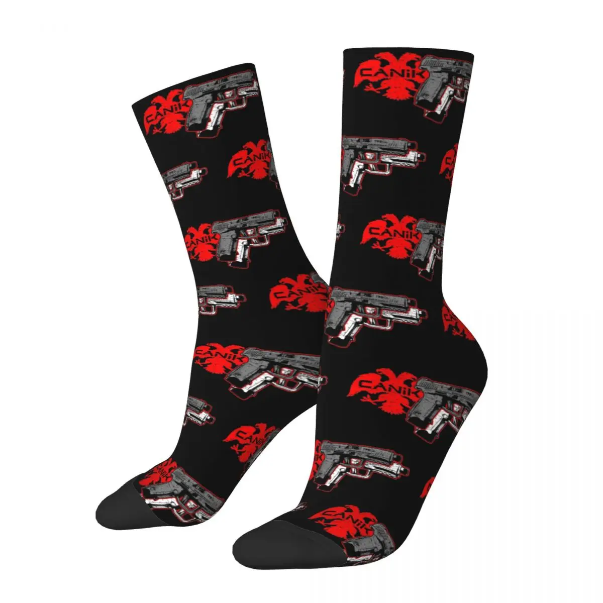 Canik TP-9 TP9 Eagle Pistol Gun Theme Crew Socks Merch for Women Flexible Stockings