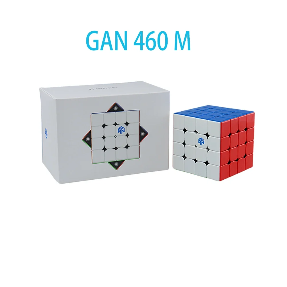 GAN 460 M Magnetic 4x4x4 Magic Cube 4x4 Speed Cube GAN460 M Stickerless Professional Fidget Toys Cubo Magico Puzzle