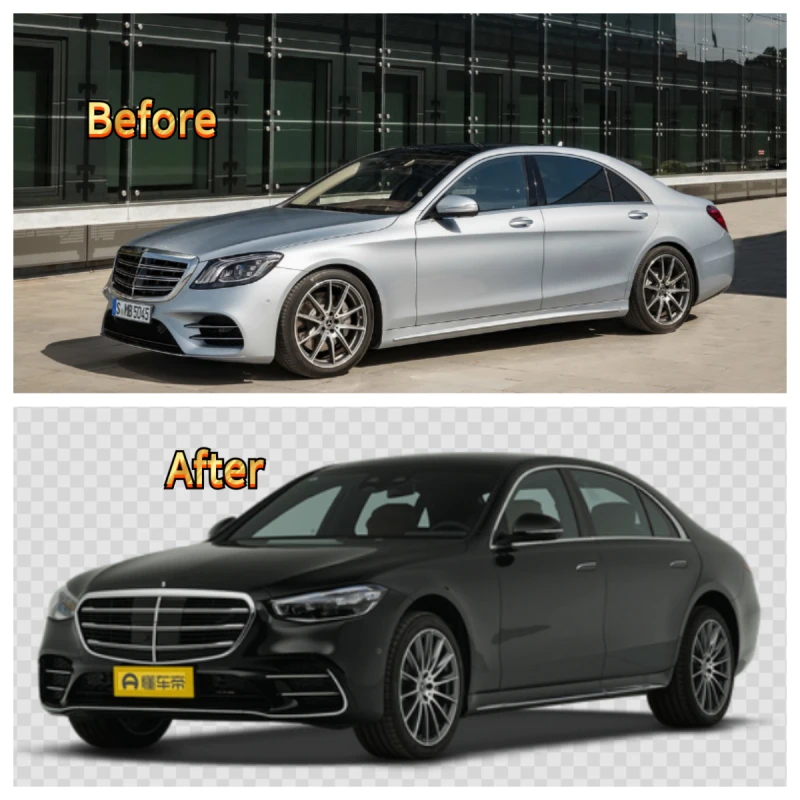 Good Quality Car Bumpe Include Front Rear Bumper with Grille  S W222 14-20 to S450 s Model