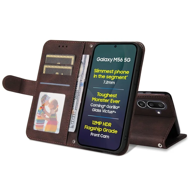 Magnetic Wallet Leather Etui for Samsung Galaxy A17 5G 2025 Luxury Case Phone Samsung A07 A 17 XCover 7 Pro X Cover7 Flip Cover