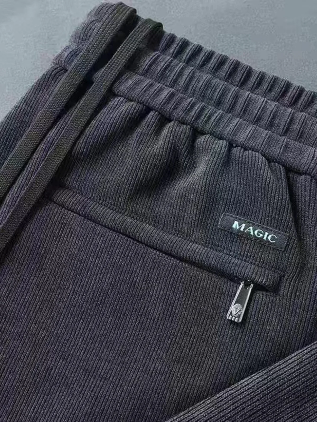 

American Sle Men's Trendy Corduroy Pants Spring Autumn New Sle Loose Fit Trousers Casual Long Trousers for Youth