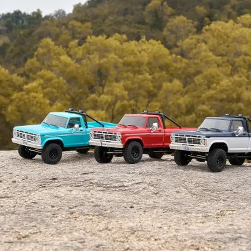 FMS FCX18 II 1：18 Ford F 100 RTR Brushed 4WD RC Pickup Truck Simulation Off Road Rock Crawler Remote Control Hobby Vehicle